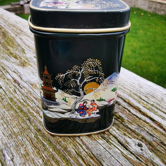 Vintage Chinoiserie / Chinese Tin - Picture 4 of 11